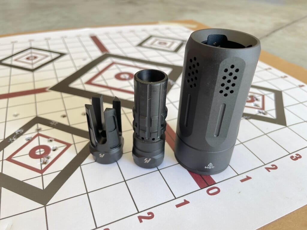 Strike industries Muzzle Brake, Compensator, and concussion reduction device