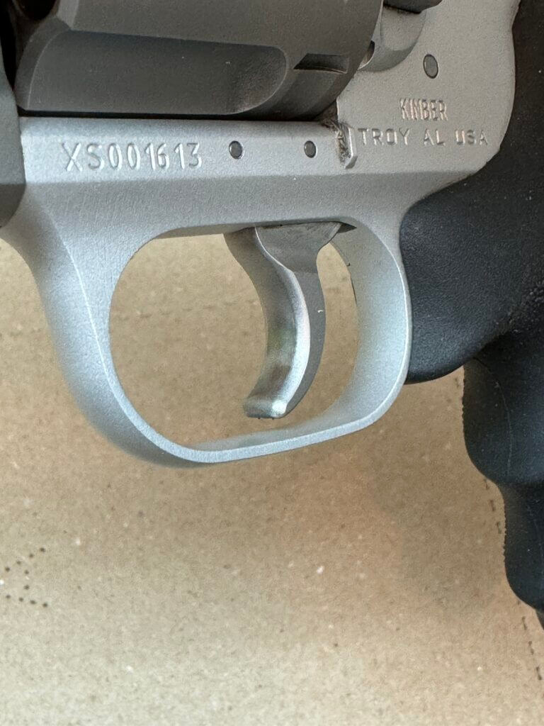 Kimber K6xs trigger guard closeup