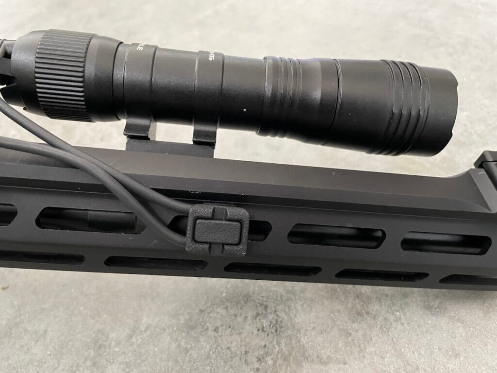 Magpul Wire Control Kit securing light cable