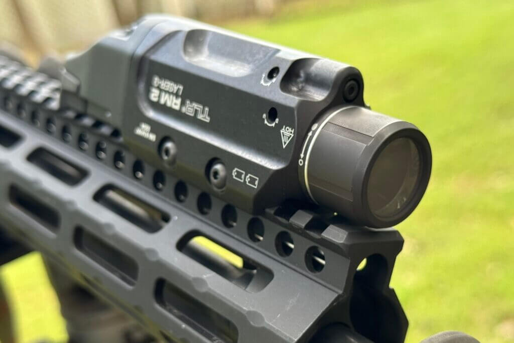 HPL face cap on the Streamlight TLR RM 2 