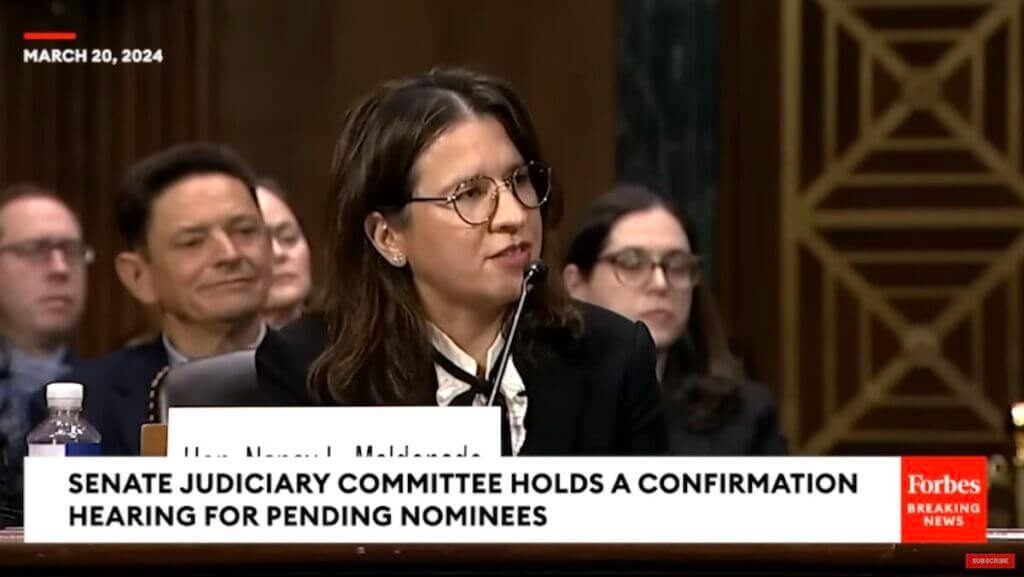 Judge Nancy Maldonado.