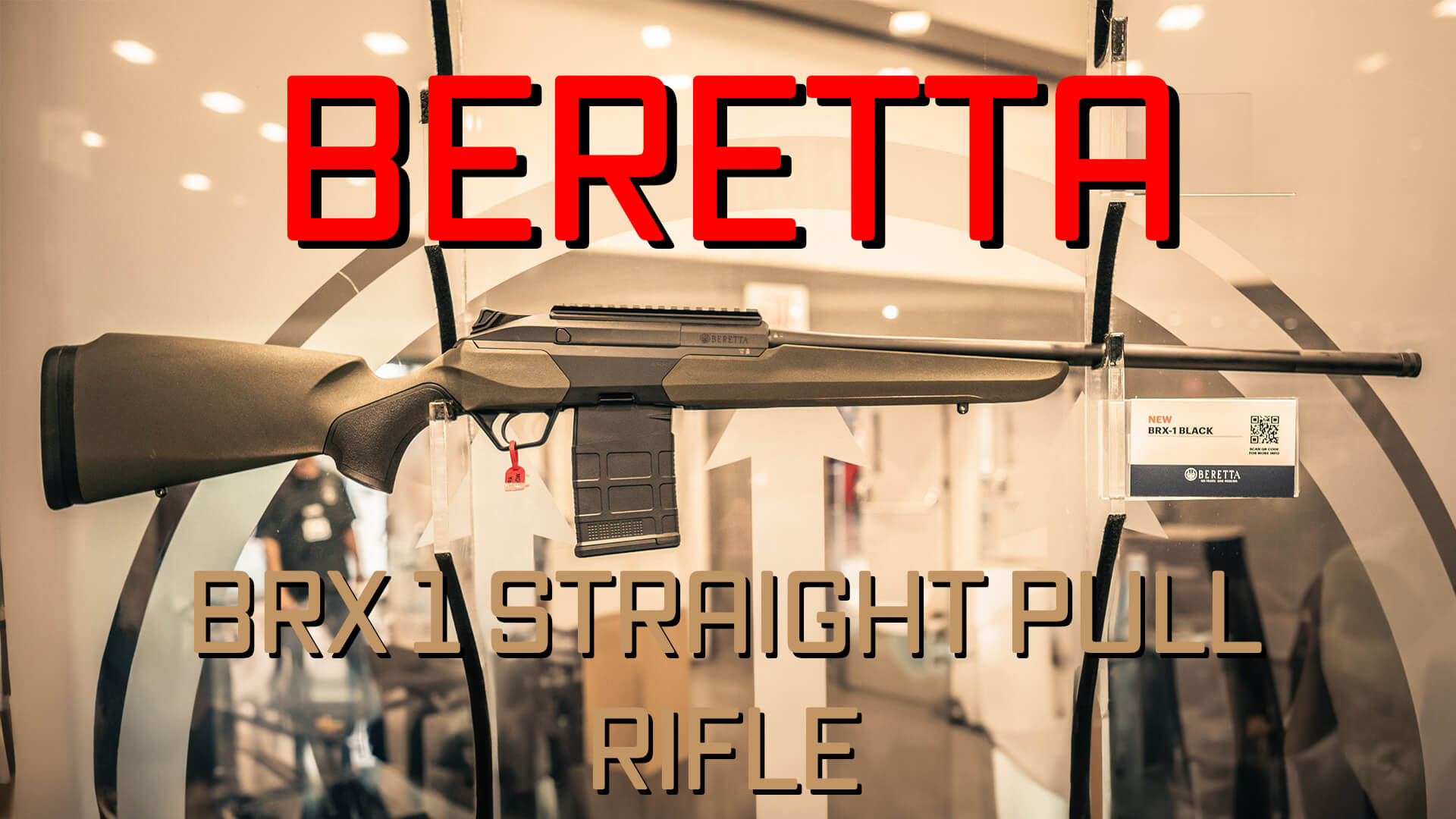 Affordable Straight-Pull Rifle from Beretta? The BRX1 -- NRA 2024