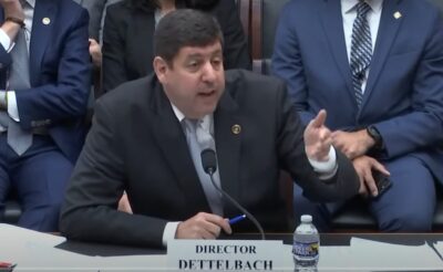ATF Director Steve Dettelbach testifies before Congress.