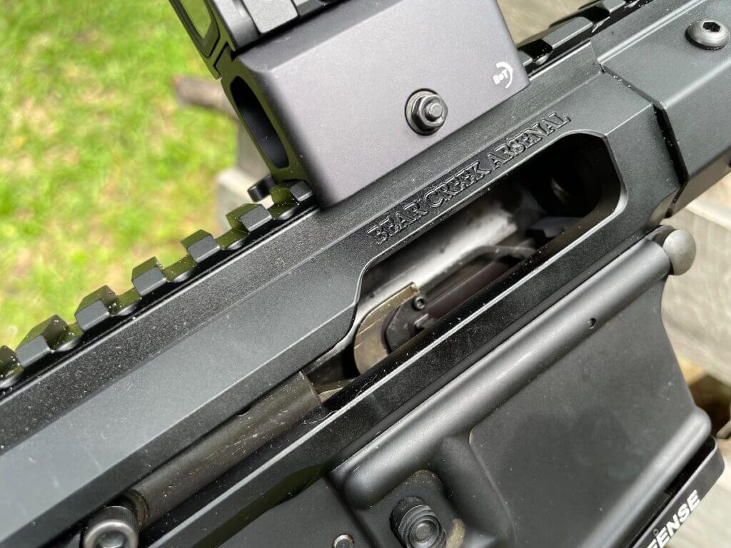 stern defense 9mm AR15 adapter and bear creek arsenal 9mm upper