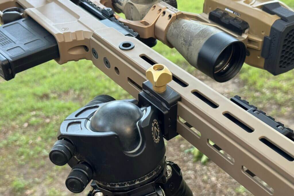 ARCA rail on rifle