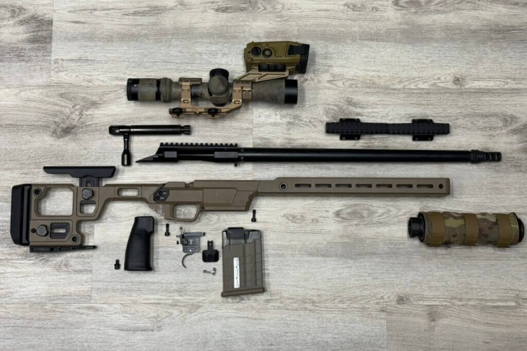 Aero Precision SOLUS disassembled