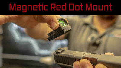 High End Defense's magnetic red dot mount.