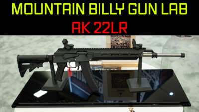 Mountain Billy Gun Lab LR-47 on display at NRAAM 2024.