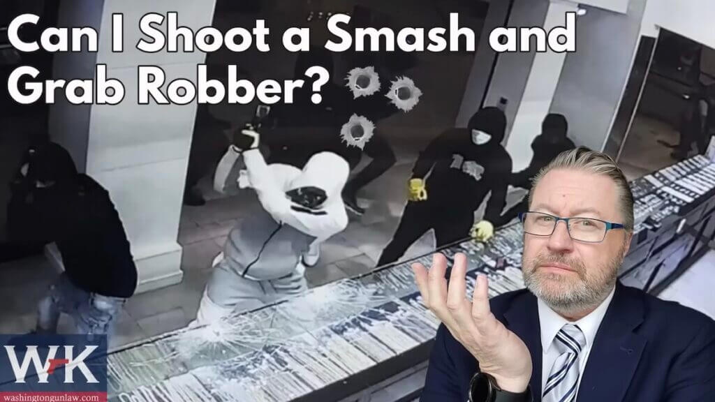 William Kirk talks your rights turning smash-and-grab robbery.