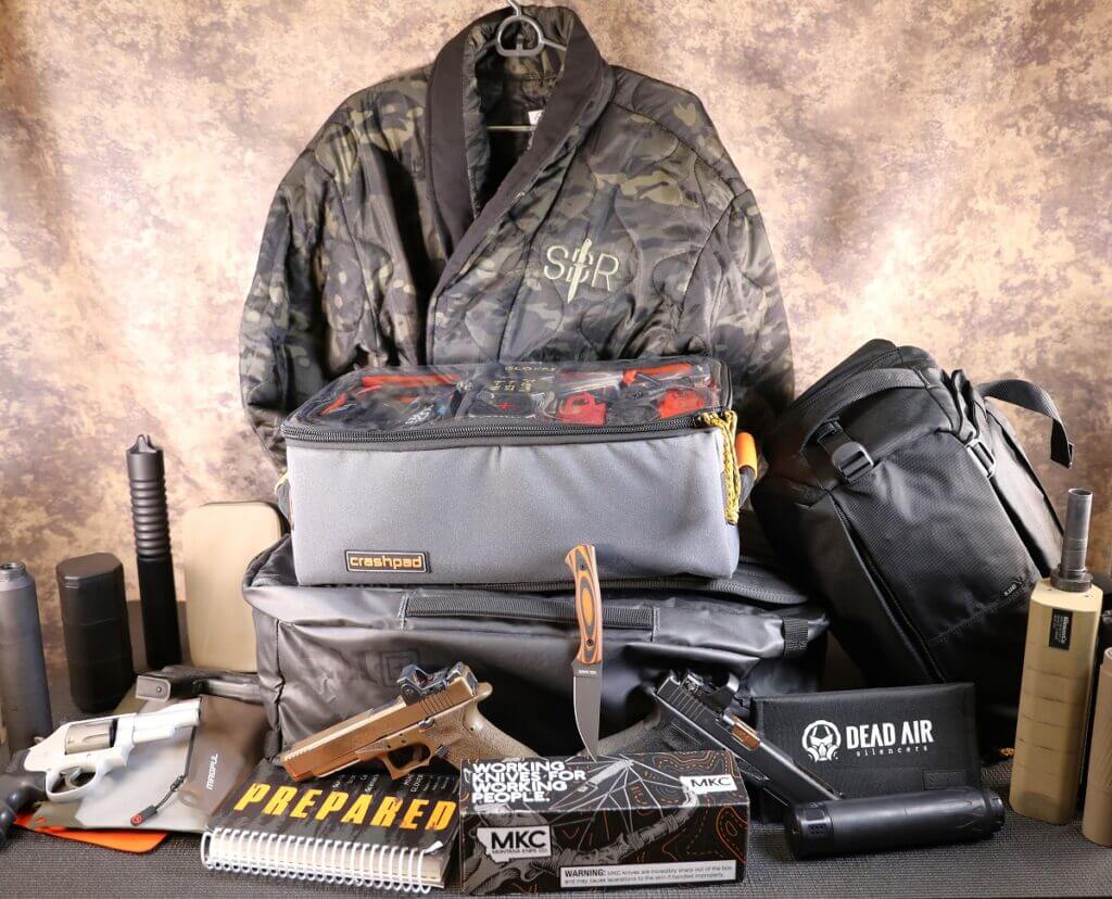 Pile of tactical gifts for Father's Day