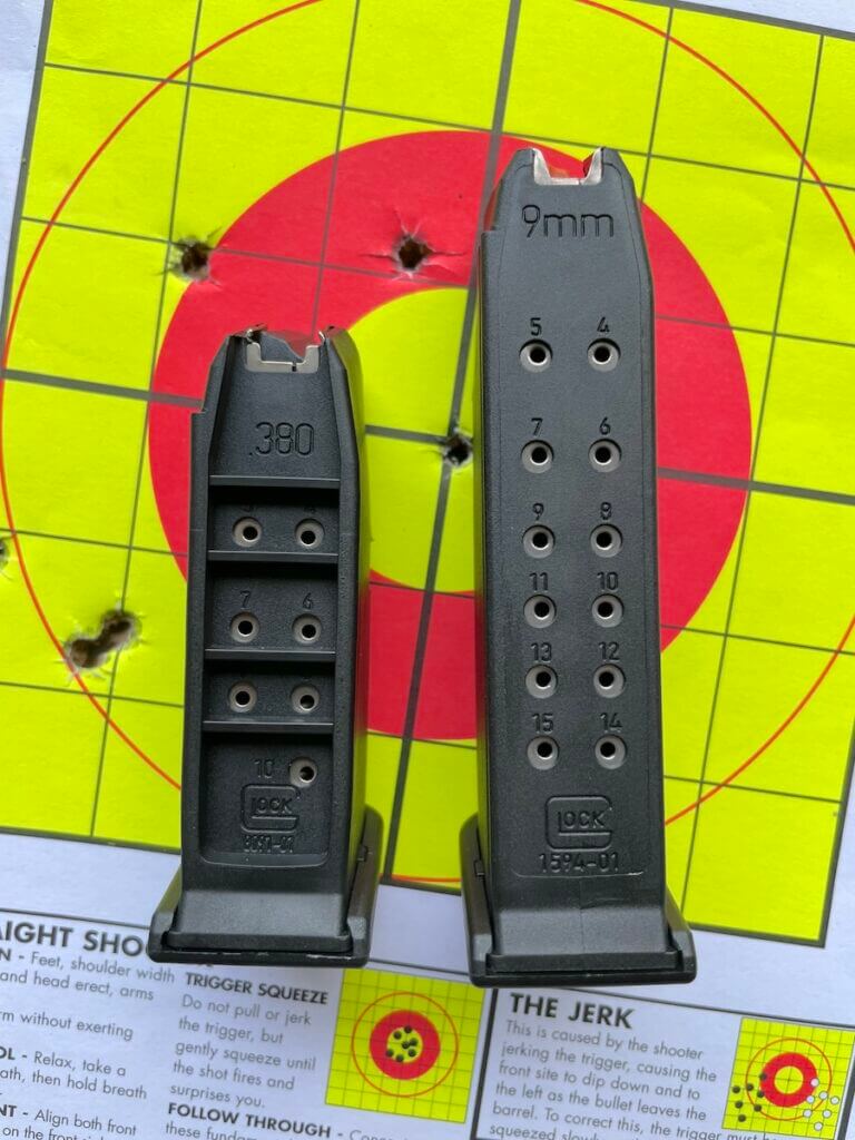 .380 and 8mm magazines for handgun