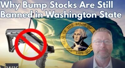 Washington Gun Law President William Kirk explains why bump stocks are still illegal in the state.