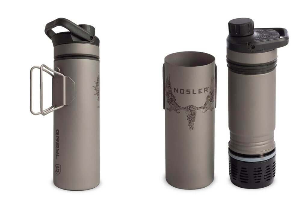 Nosler titanium water bottle