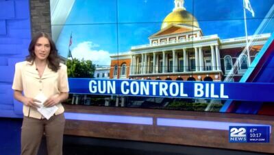 A new gun control bill gains bipartisan support in Massachusetts.