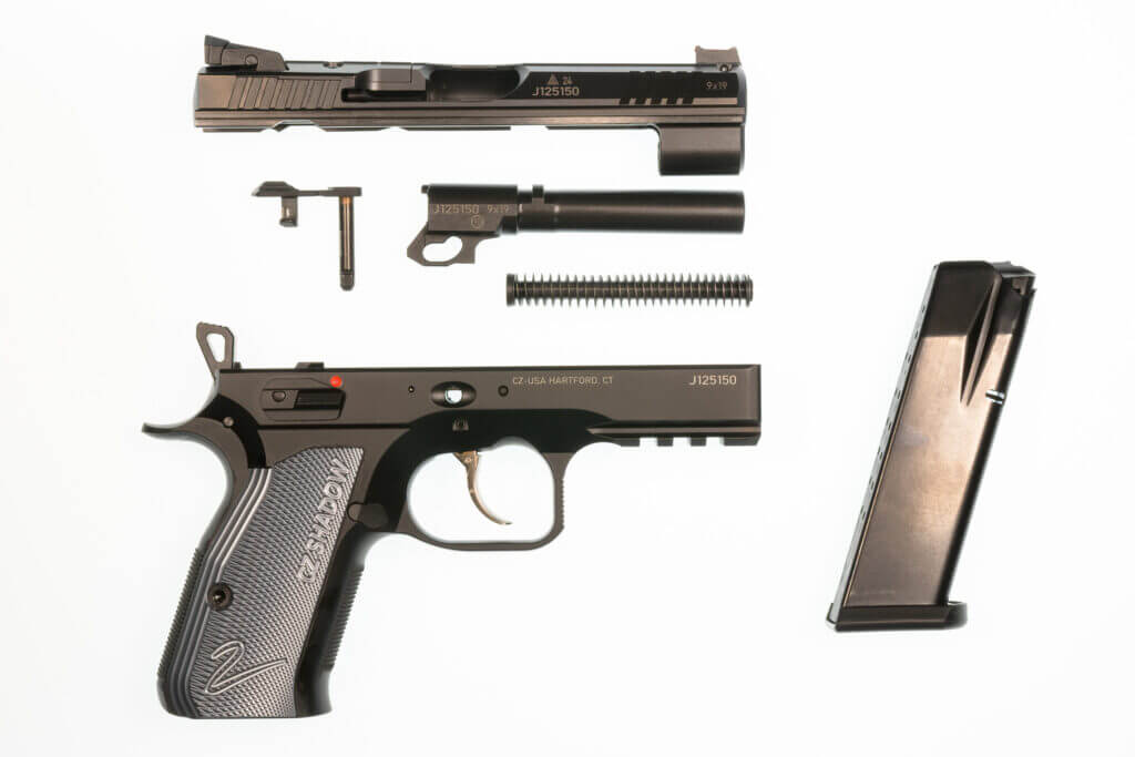 CZ Shadow 2 Compact disassembled