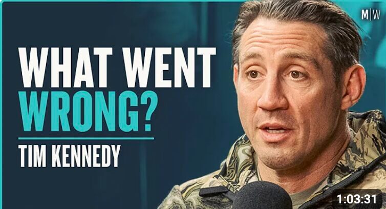 Tim Kennedy on Chris Williamson podcast.