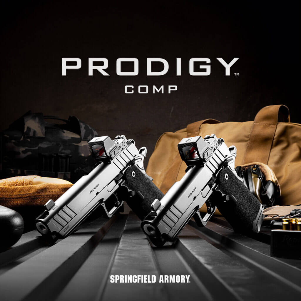 Two Prodigy Comp pistols.