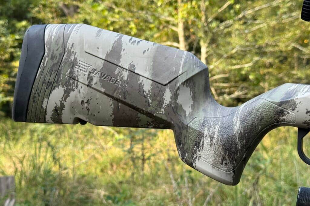 Camo stock on Savage rifle