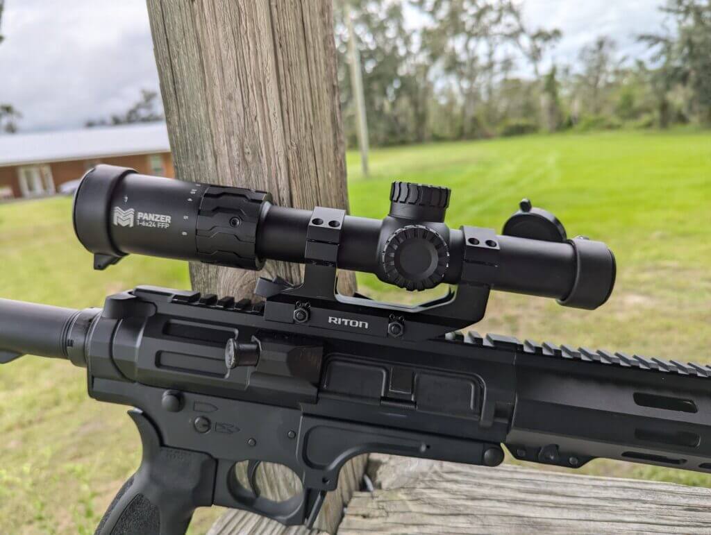 LPVOs side shot on rifle