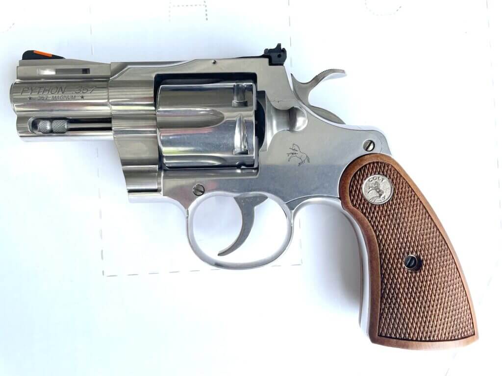 colt python classic left side