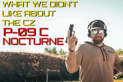 True holding the new CZ-P09 Nocturne.