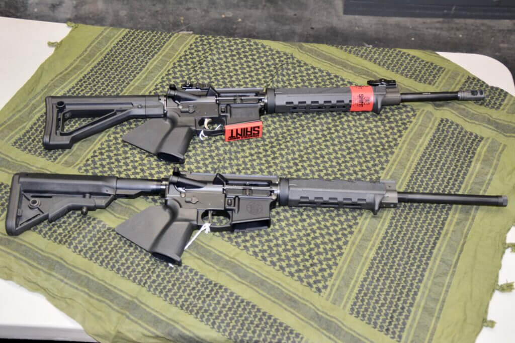 Springfield Saint and S&W M&P Sport