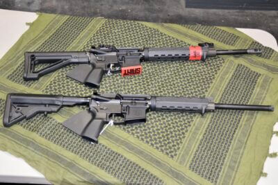Springfield Saint and S&W M&P Sport