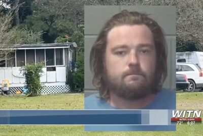 Mug shot of a deceased man following a self-defense shooting.