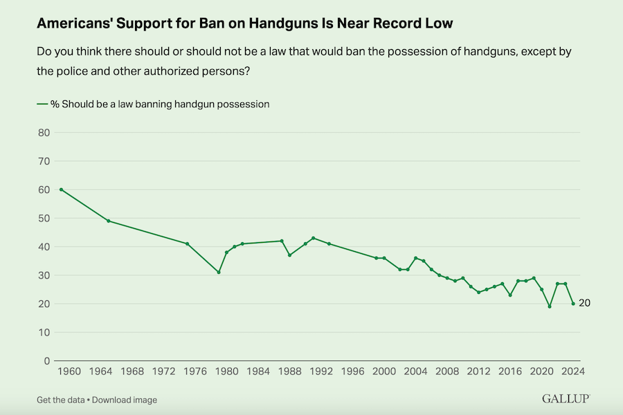 Americans Still Draw the Line at Handgun Bans