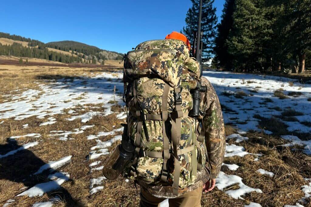 Fully loaded pack, ready for 5 days living out in the woods