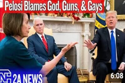 Thumbnail of Pelosi talking to Trump via Colion Noir.