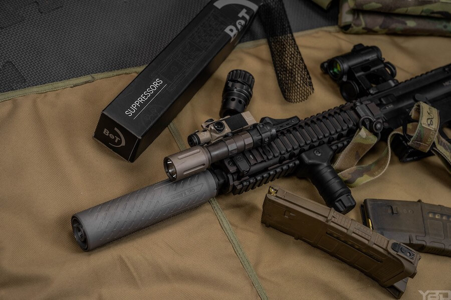 Silencer Shop Covering Tax Stamp on B&T Suppressors