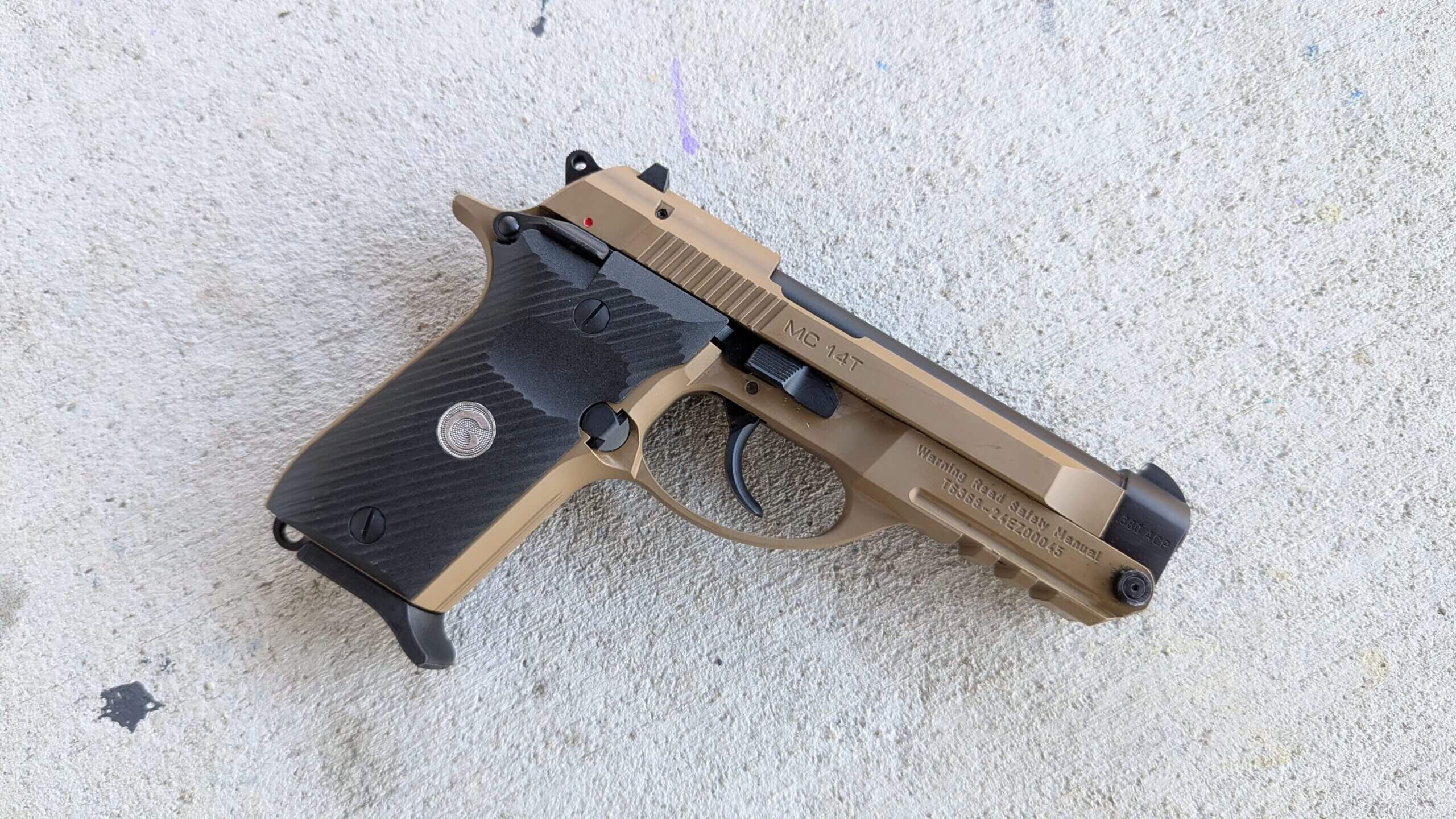 Girsan MC14T .380 ACP tip up pistol