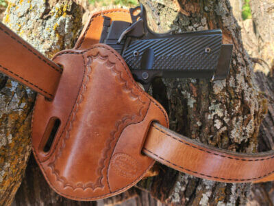 Simply Rugged Cuda left handed holster