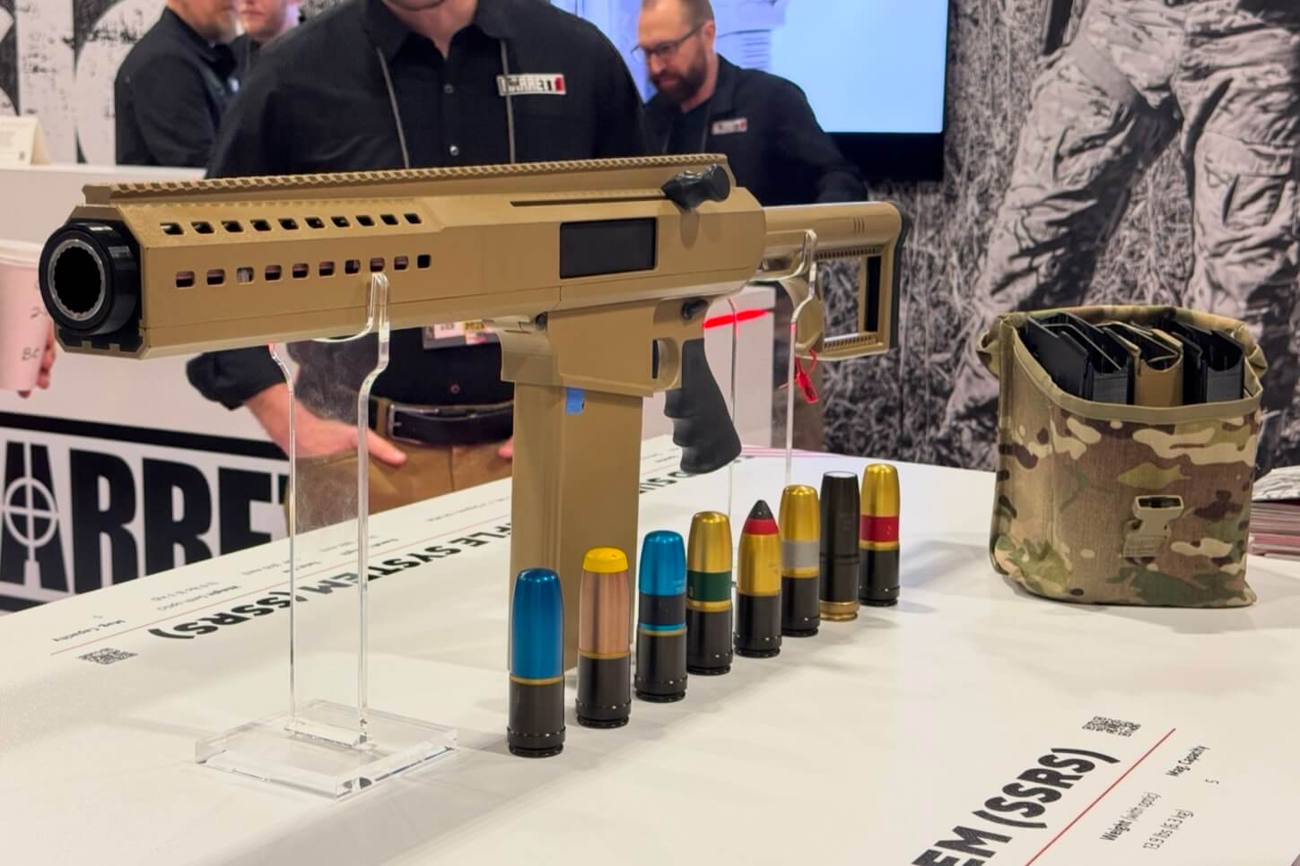 Barrett Shows Off Squad Support Rifle System