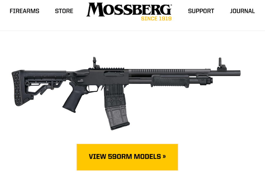 The Mossberg 590RM.