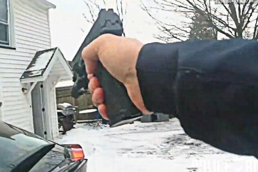 Bodycam Captures Police Shootout Between Armed Man