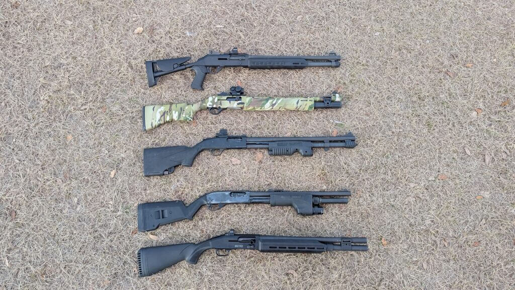 Home defense shotgun cover