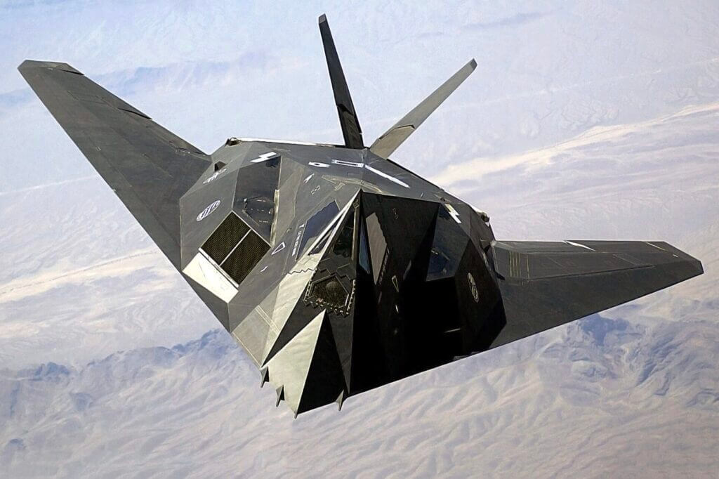 F-117A stealth aircraft used in first combat during Operation Just Cause