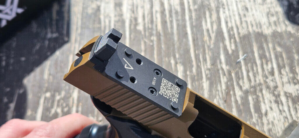 Agency Arms and Springfield AOS plate