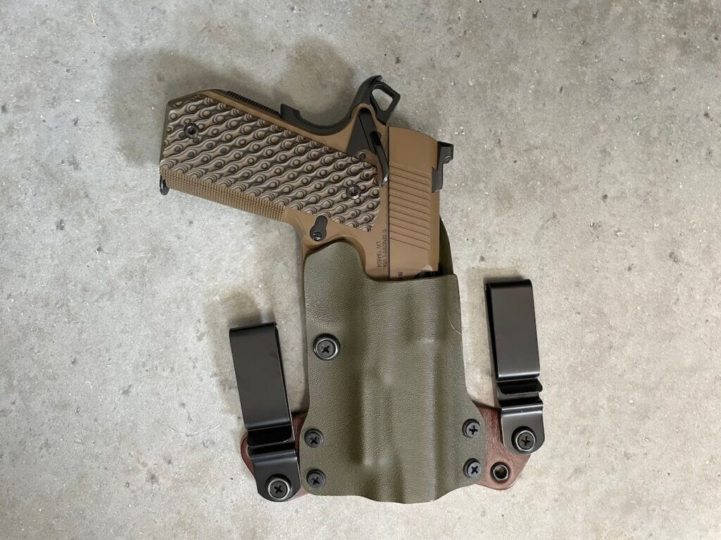 Black Point Mini WING IWB hybrid holster with TRP 4.25" CC