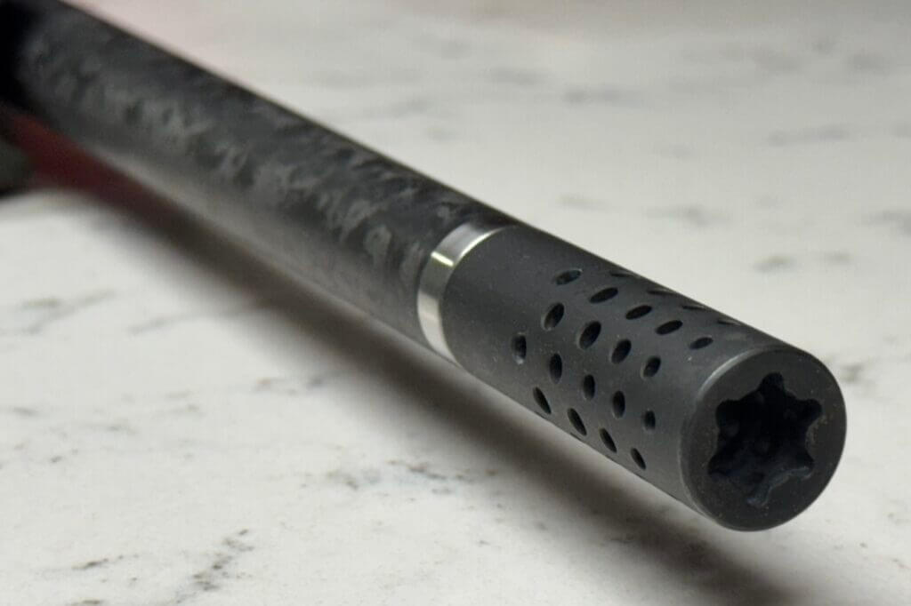 Muzzle brake on Savage 110 PPR