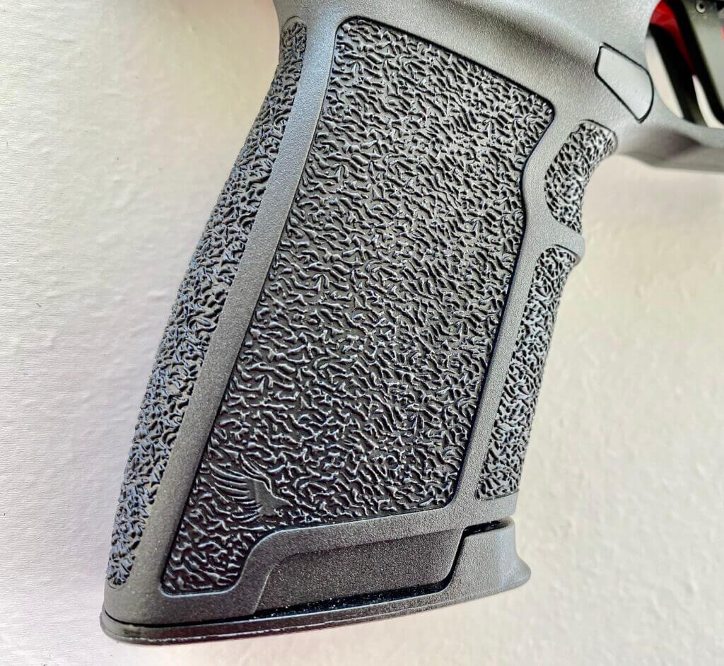 poly textured grip on SDS Arms pistol