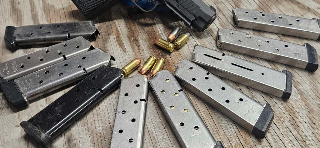 Different brands and styles of magazines used