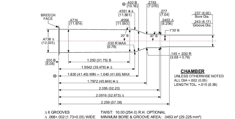 243 winchester saami drawing