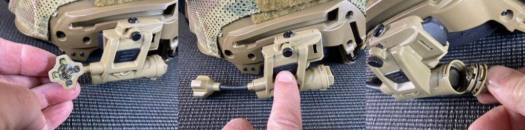 Princeton tec charge x ir max helmet light