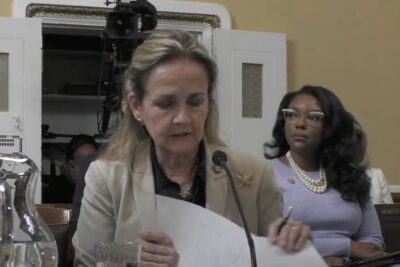 Rep. Dean at a recent committee hearing.