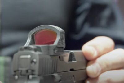 True showing off the SIG Romeo RS Red dot.