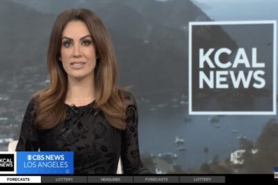KCAL News Anchor reporting on Santa Monica shooting.