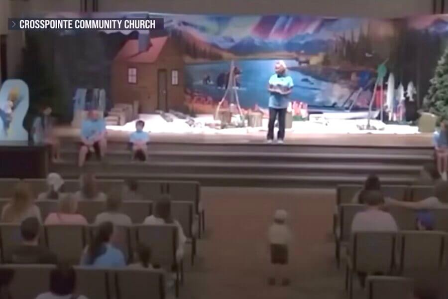 Churchgoers stop would-be mass shooter in Michigan.